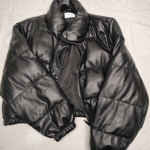 KanCan Shiny Black Outerwear